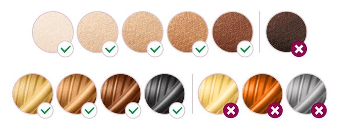 tonos de piel y pelo fotodepilación